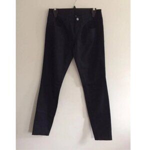 United Colors of Benetton Jeans 29" Women's Skinny Jeans Black Denim Pants Sz 6
